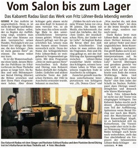 Kabarett Radau in Geseke