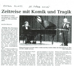 Zeitreise mit Komik und Tragik