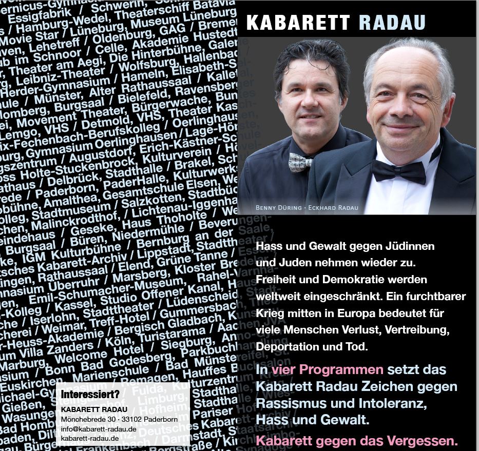 Flyer Erinnerungskultur